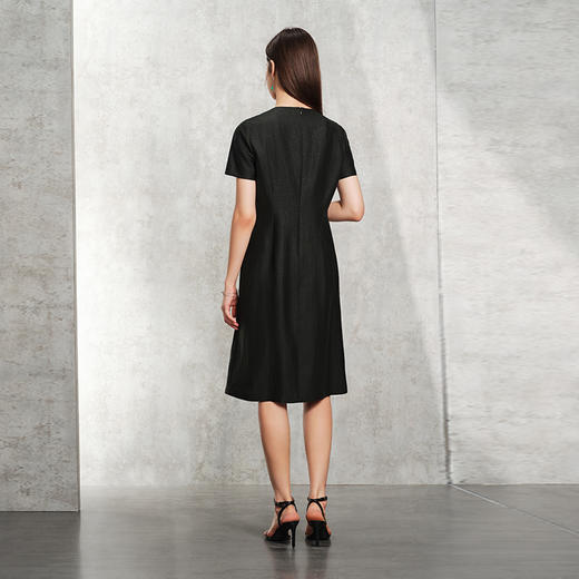 TANGY Collection天意精品2024夏季新品茛绸香云纱女士衬衫连衣裙 商品图2