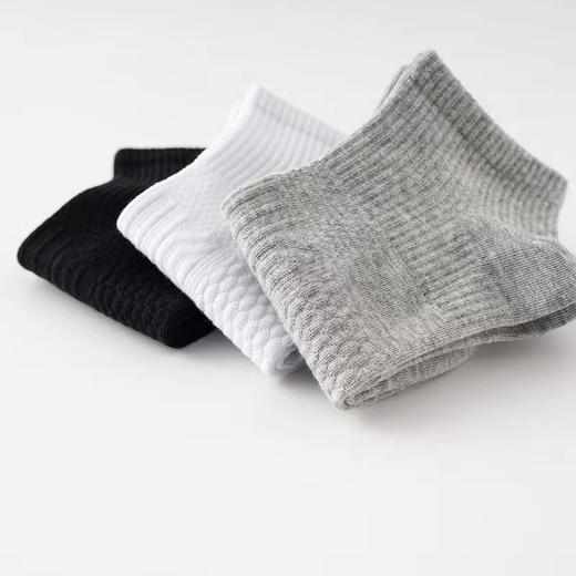夏日防臭防汗袜6双礼盒装/均码/黑白灰各2双 商品图2