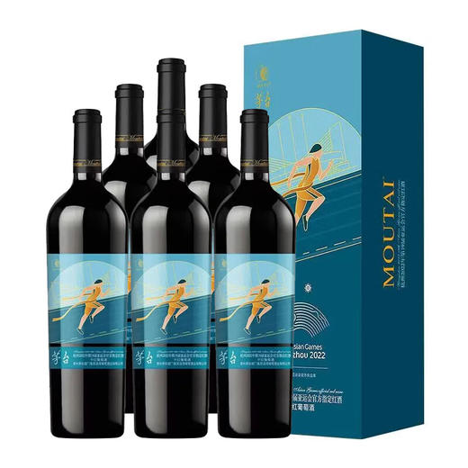 茅台2022年杭州亚运会干红葡萄酒 整箱750ml*6瓶包邮 商品图2