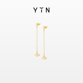 「屹」金字塔长线小耳坠