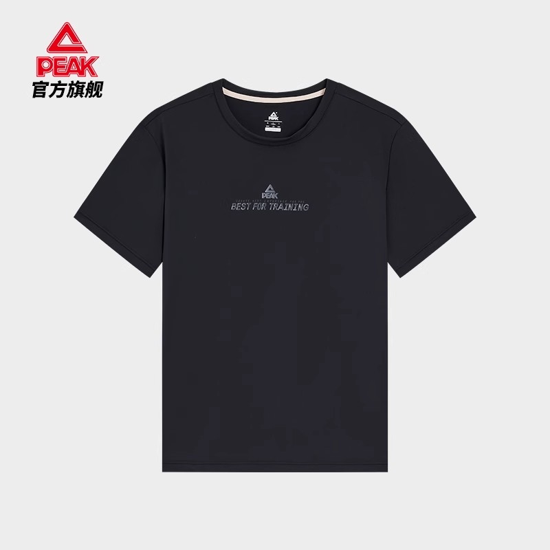 匹克2024年新款轻运动系列男款圆领短T恤F6242051