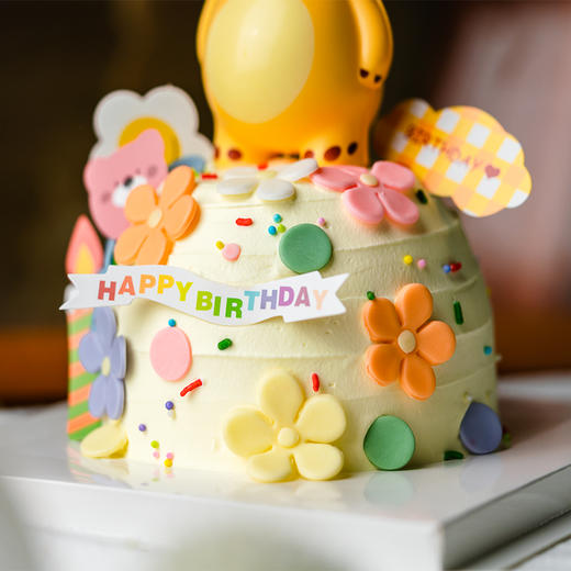 烤爱·生日蛋糕系列·奶龙花花·奶油奥利奥·聚会生日节日【仅限深圳同城配送】 商品图1