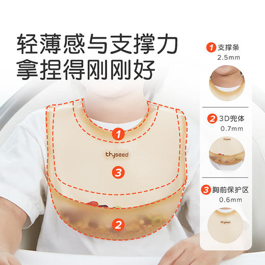 thyseed世喜3D轻薄围兜 商品图2