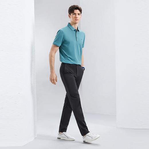 【含桑蚕丝】柒牌高弹休闲裤男2024春季新款商务通勤上班直筒长裤	126H72020 商品图3