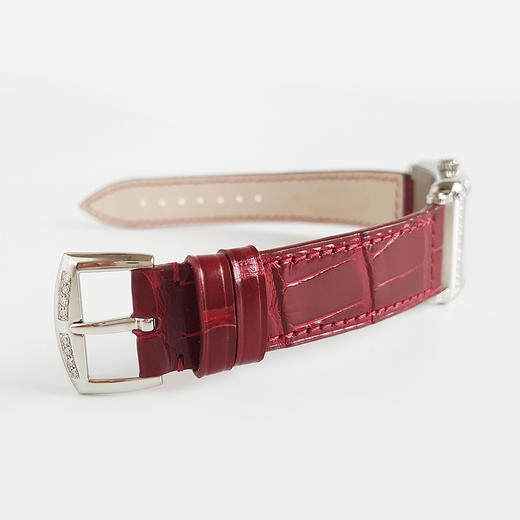 【95新正品】Franck Muller 法兰克穆勒长岛系列精钢后镶钻石表圈26*44MM石英机芯女表952 QZ 210524NJ20 商品图6