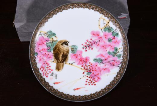 重工粉彩吉祥图赏盘 商品图0