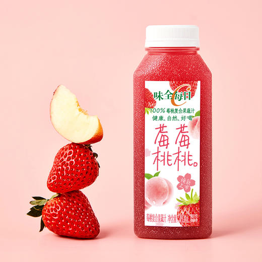 味全每日C300草莓桃桃300ml 商品图0