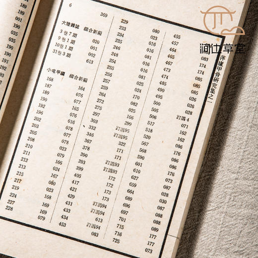 【绝版好书】《甲骨缀合新编补》16开宣纸线装厚册1978年艺文印书馆出版 商品图5