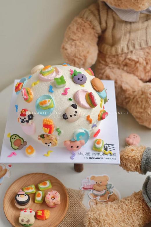 马卡龙软糖蛋糕（水果戚风蛋糕，固定火芒） 商品图3