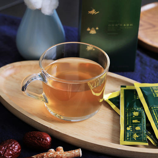 广东老字号品牌 | 清心堂金装百湿离凉茶 广东草本饮品 特产浓缩汁冲饮 10g*7条盒装 商品图1