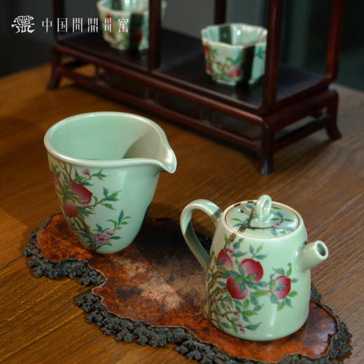 问鼎哥窑豆青吹梦方洲套组（缺货） 商品图4