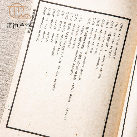 【绝版好书】《甲骨缀合新编补》16开宣纸线装厚册1978年艺文印书馆出版 商品图8