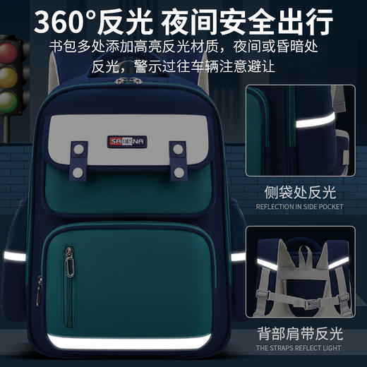 【69.9起】被催疯咯，书包终于来了‼️专为1- -6年级设计👍🏻  脊背双护，让孩子“轻”装上阵‼️店 商品图11