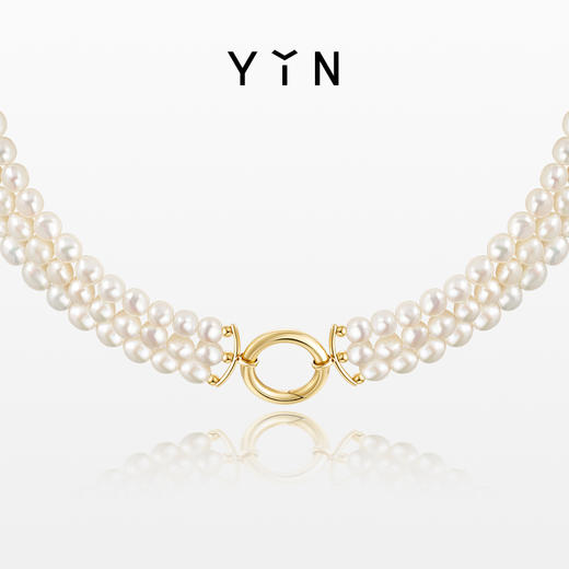 「莹」拥抱珍珠三层项链 商品图0