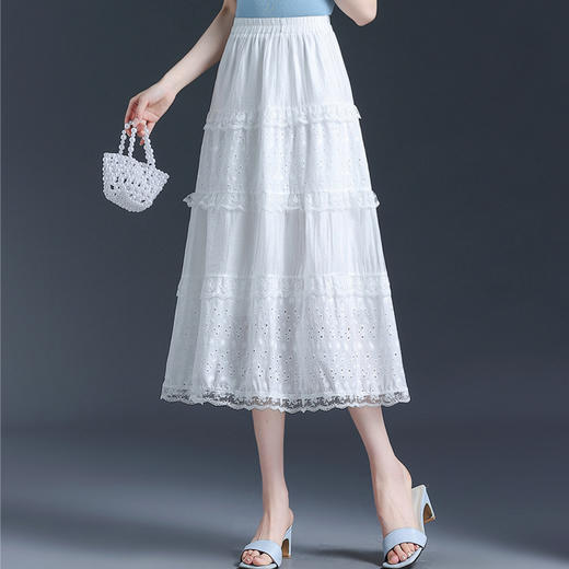 夏款松紧腰，修身通勤半身裙MYX-6797 商品图1