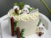 可爱熊猫生日蛋糕 商品缩略图0