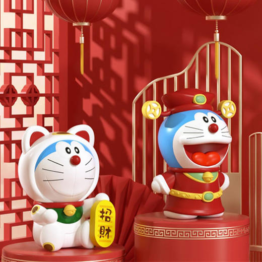 正版新款哆啦A梦招财猫存钱罐手办摆件男生女生储蓄罐儿童礼物 商品图0