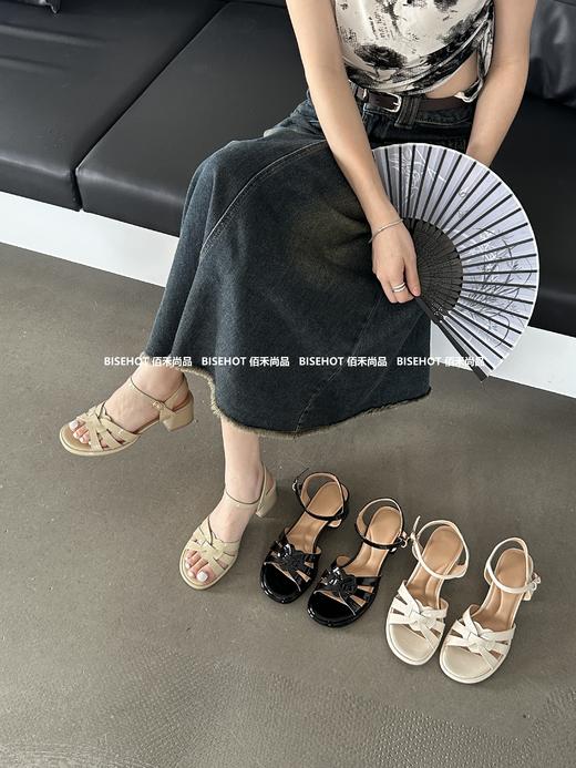 新品粗跟少女系百搭时尚凉鞋547B42531（W） 商品图1