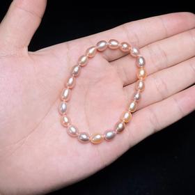 珍珠单圈-糖果色米珠手串