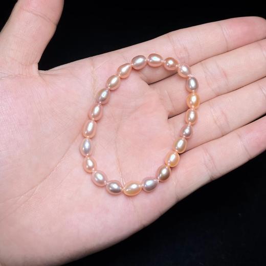 珍珠单圈-糖果色米珠手串 商品图0