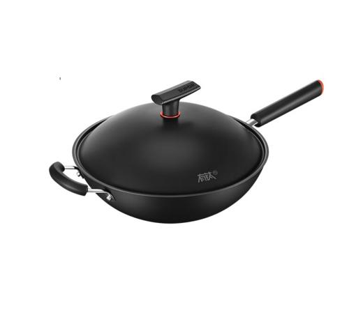 苏泊尔（SUPOR）有钛铁不粘无涂层精铁炒锅HC34YT1带付柄 商品图0