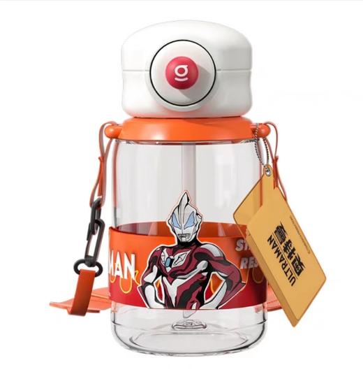 GERM奥特曼追光者儿童水杯壶550ml  耐高温tritan 材质进kou母婴级 耐磨耐摔  自动排气防喷溅 夏季上学专用 小男孩幼儿园六一儿童节礼物杯子 商品图1