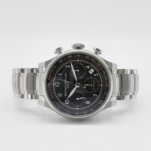 【99新正品】99新BAUME&MERCIER 名士卡普蓝系列精钢42MM日期显示计时自动机械机芯男表 100421LV02 商品图5