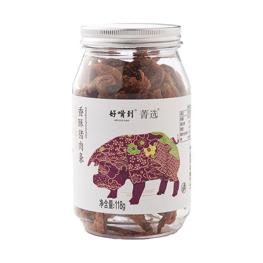 沈爷的宝贝 香酥猪肉条 零嘴零食茶点  118g/罐开盖即食 商品图5