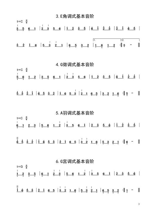 扬琴音阶训练教程(简谱版) 商品图6
