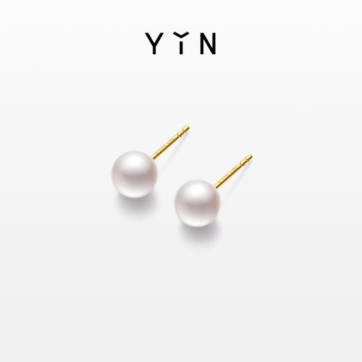 「莹」珍珠耳钉4/6/8mm 商品图0