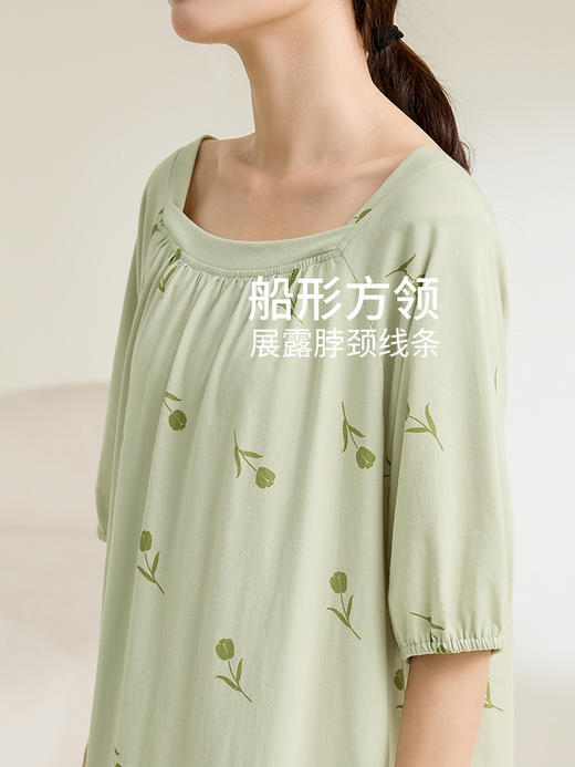 康妮雅女式短袖睡裙 421622516 商品图2