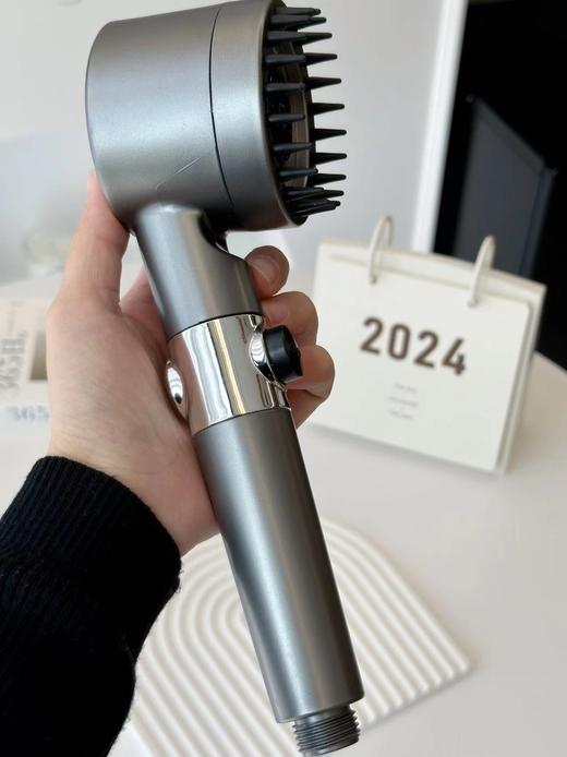 浴室好物🛀｜高颜值强力增压过滤花洒🚿自带硅胶尖头！还能按摩头皮.拍下即送5个过滤芯 商品图3