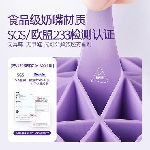 翼眠 枕头深度 睡眠tpe格子无压颈椎枕头枕芯可水洗透气经典款 商品图4