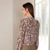 【桑蚕丝印花上衣】24年春夏新品女士100%桑蚕丝时尚印花上衣 商品缩略图3