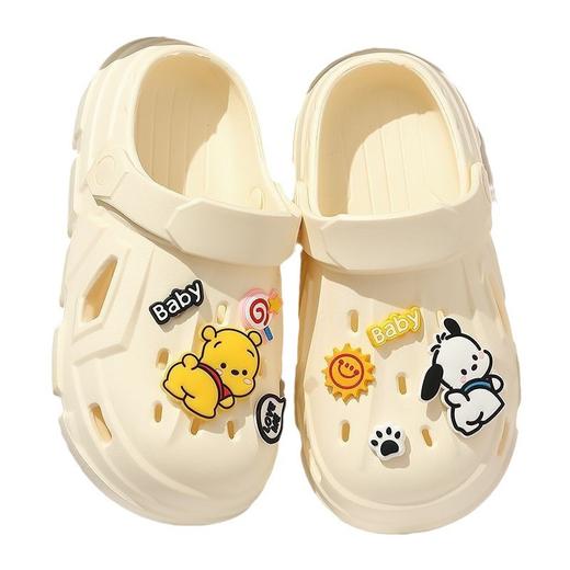 「数款可选」夏天外穿防滑厚底新款踩屎感洞洞鞋女士沙滩凉拖鞋男女款包头 商品图3