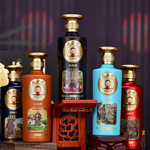【赖正衡 赖正忠年代记忆酒】 53度 500ml*5瓶礼盒装  正本源，忠古法，传承经典，怀旧经典 商品图4