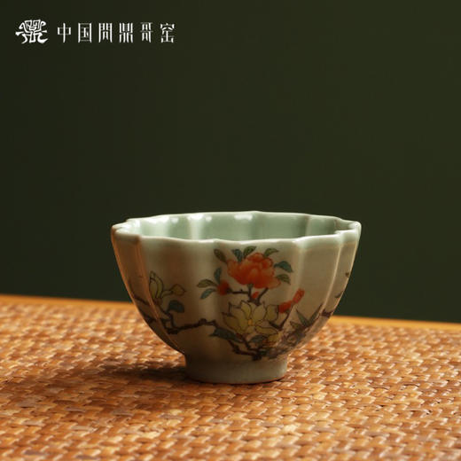 问鼎哥窑豆青撷芳杯（梢头春深）（缺货） 商品图0
