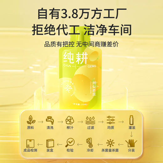 纯耕1.8l（60袋）量贩装刺梨原浆含维生素C超氧化物歧化酶SOD酶爱美上班族熬夜加班、学生都能喝 商品图6