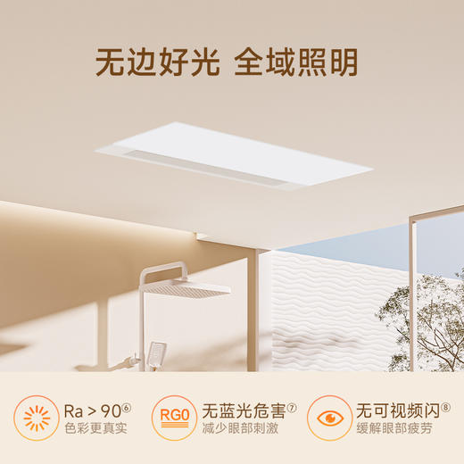 欧普（OPPLE）抱抱暖风暖浴霸取暖一体集成吊顶暖逸浴室卫生间排气扇暖风机F193 商品图2