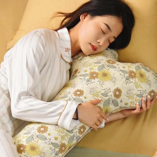 田园雏菊系列小骨头抱枕-长条抱枕夹腿抱睡公仔玩偶 商品图1