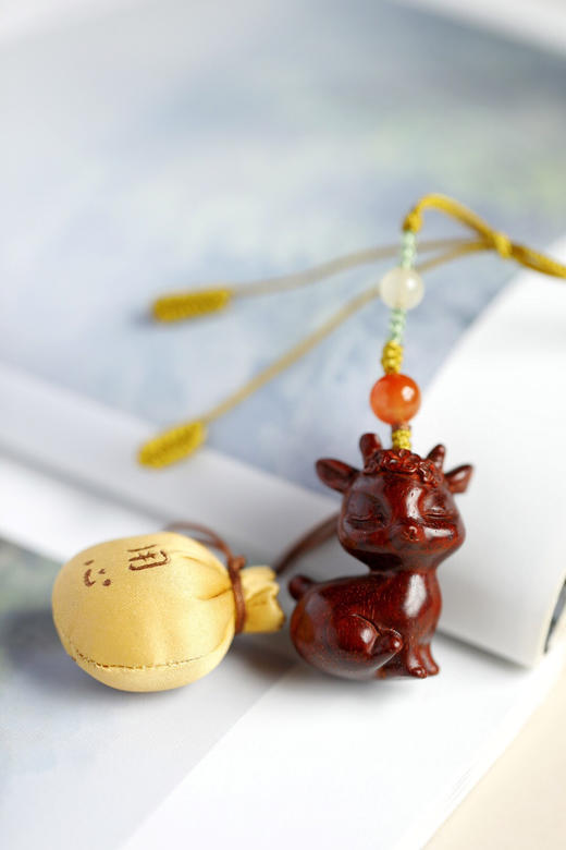【青山特惠】小叶紫檀【福鹿·香囊】挂件 吊坠 s30 商品图1