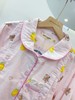 松植屋《菠萝熊》女士月子服长袖套装100%纯棉双层纱布面料、柔软吸汗透气、越洗越软 商品缩略图2