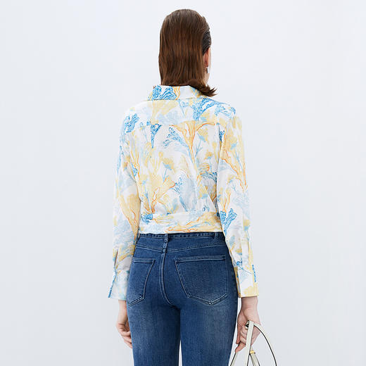 EITIE爱特爱秋季新款舒适大方印花小上衣7513201 商品图4