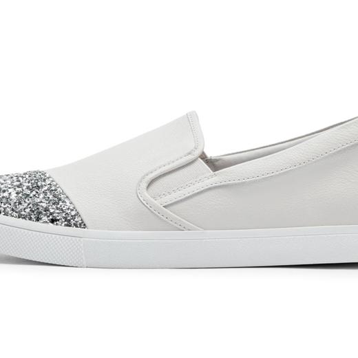 2楼STACCATO女鞋（新百购）思加图2024春新款休闲时尚平底鞋一脚蹬懒人鞋小白鞋女鞋EU401AA4 商品图1