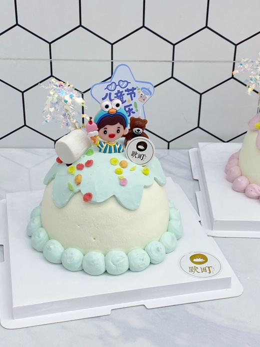 P款-蓝色男生款缤纷快乐儿童节蛋糕 商品图2