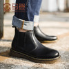 马登工装 英伦风切尔西靴中帮休闲男鞋马丁靴黑色高帮皮鞋短靴潮 商品缩略图0