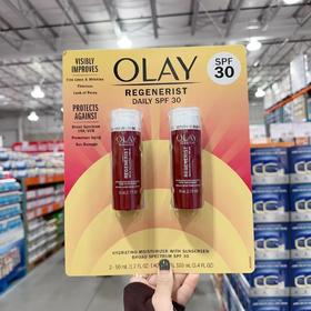 Olay 防晒保湿乳液50ml*2瓶装！美国代购，无中文标签，介意慎拍! W