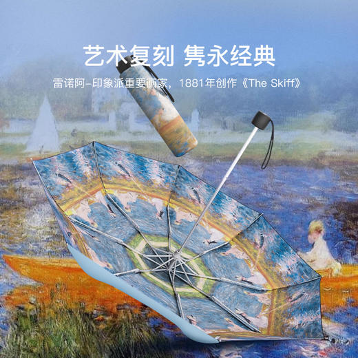 英国进口Fulton富尔顿防晒小船蓝胶三折伞 商品图3