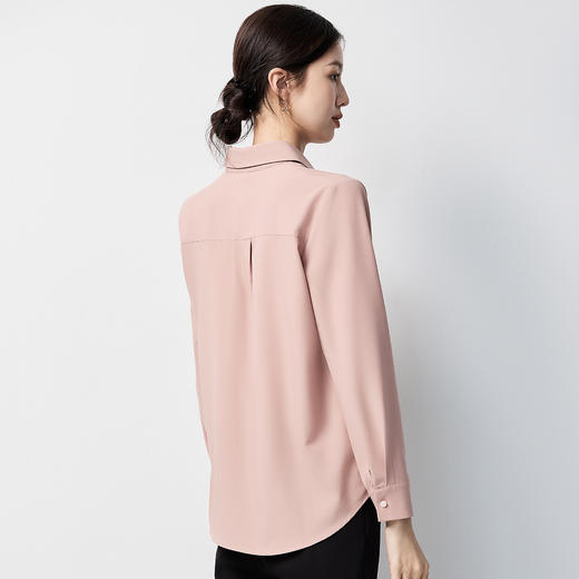 【简约甜美&舒适透气】罗蒙女士长袖衬衫百搭舒适大众衬衣开衫女 商品图6