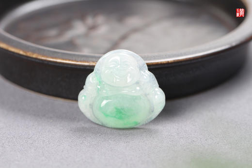 天然翡翠笑佛吊坠 配精美挂绳 商品图3